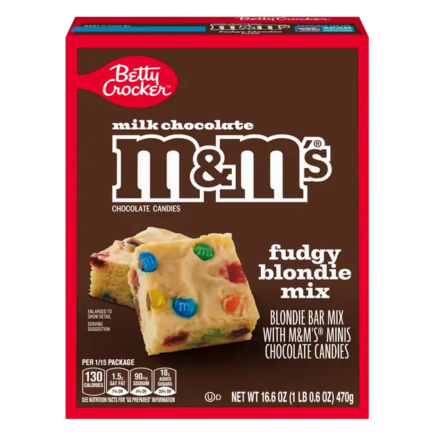 Milk Chocolate M&M's Fudgy Blondie Mix