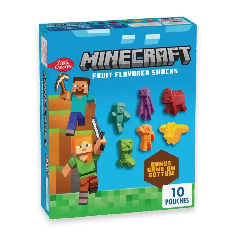 Minecraft Fruit Flavored Snacks