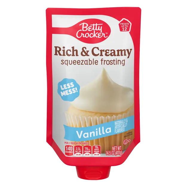 Rich & Creamy Vanilla Squeezable Frosting