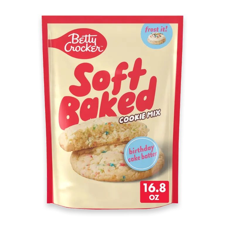 Soft Baked Birthday Cake Batter Flavored Cookie Mix