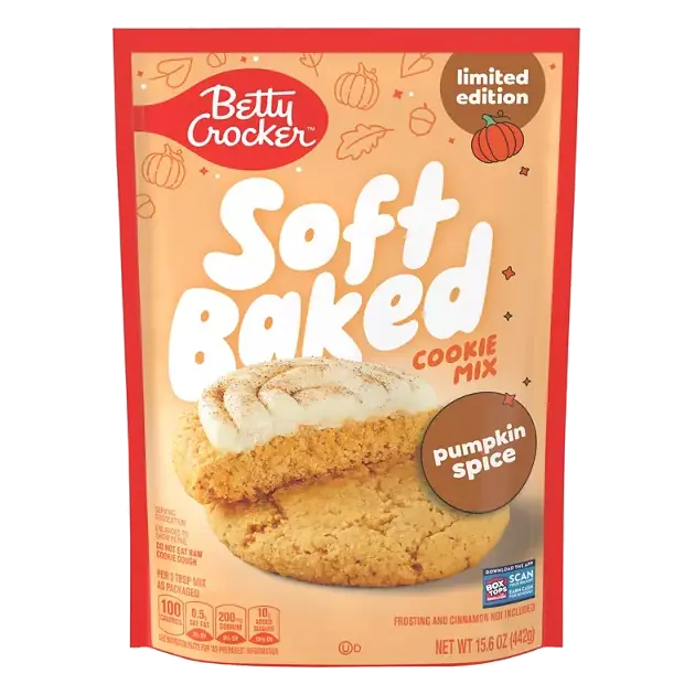 Soft Baked Pumpkin Spice Cookie Mix
