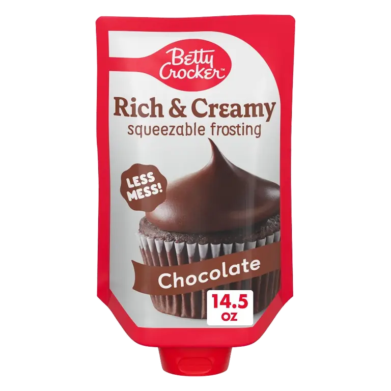 Betty Crocker Squeezable Chocolate Frosting, 14.5oz