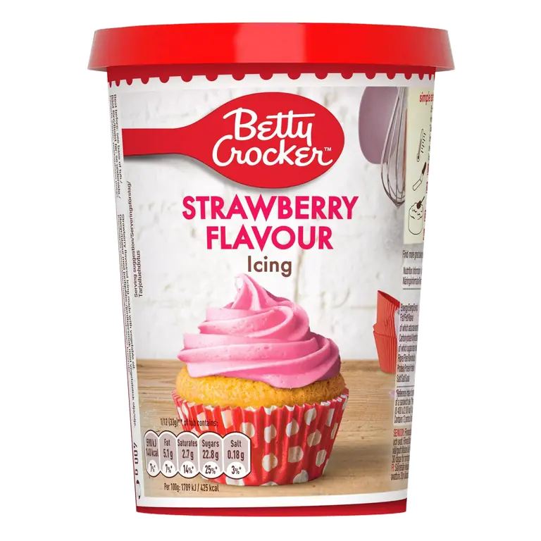 Strawberry Flavour Icing 400g