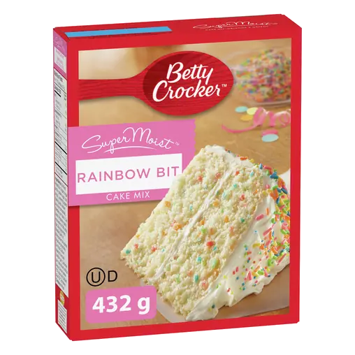 Super Moist Cake Mix Rainbow Bit 10 Servings 432 g