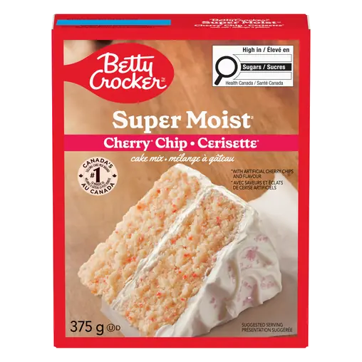 SuperMoist Cake Mix Cherry Chip 375 g