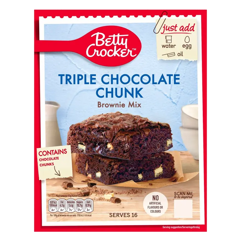 Triple Chocolate Chunk Brownie Mix