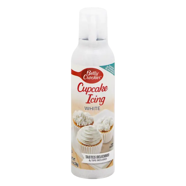 White Cupcake Icing Aerosol