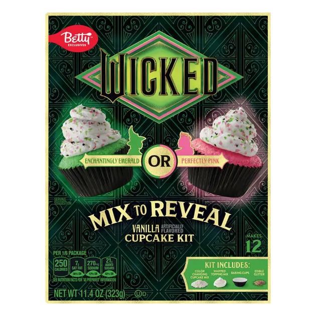 Betty Crocker Wicked Mix to Reveal Vanilla Cupcake Kit
