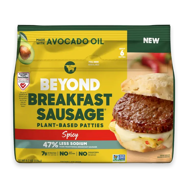 Beyond Breakfast Sausage Spicy Plant-Based Patties