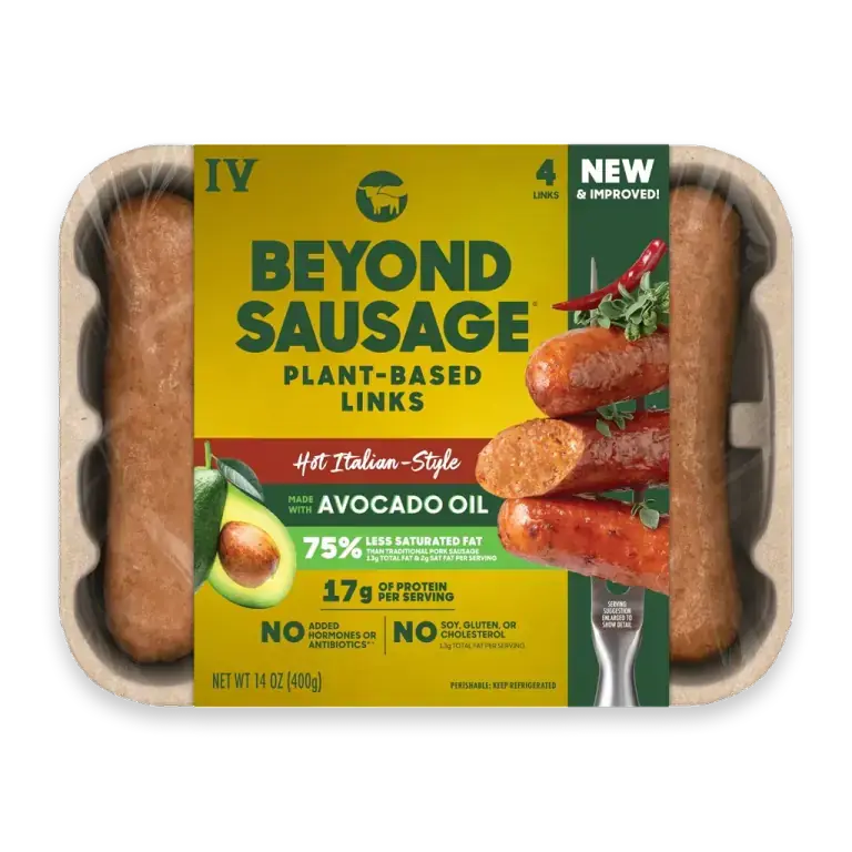 Beyond Sausage Hot Italian Plant-Based Sausage Links