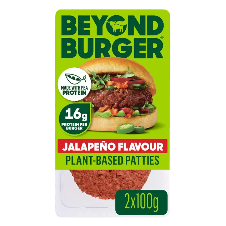 Burger Jalapeno Flavour Plant Based Patties 2x100g