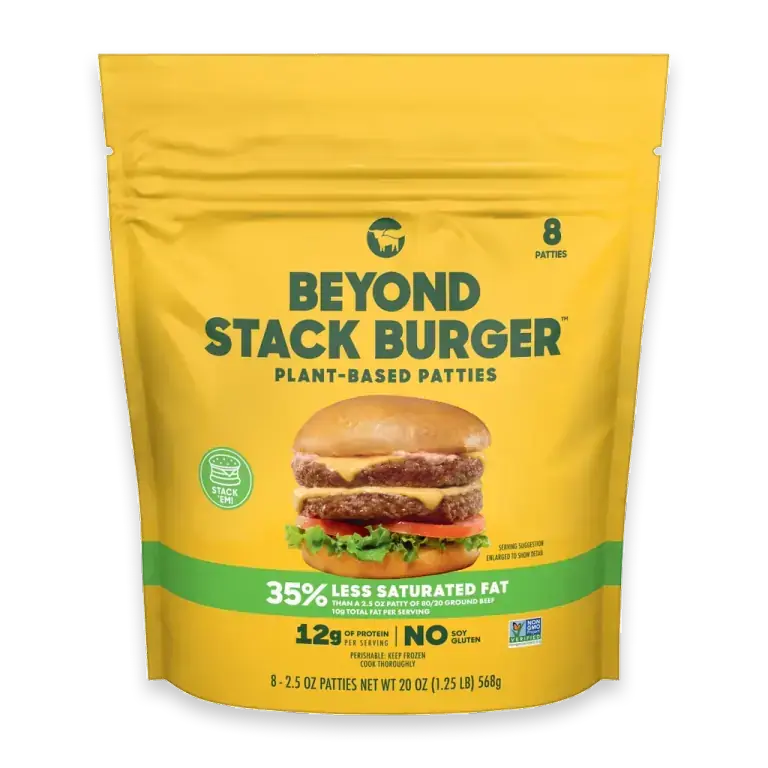 Stack Burger Plant-Based Frozen Patties
