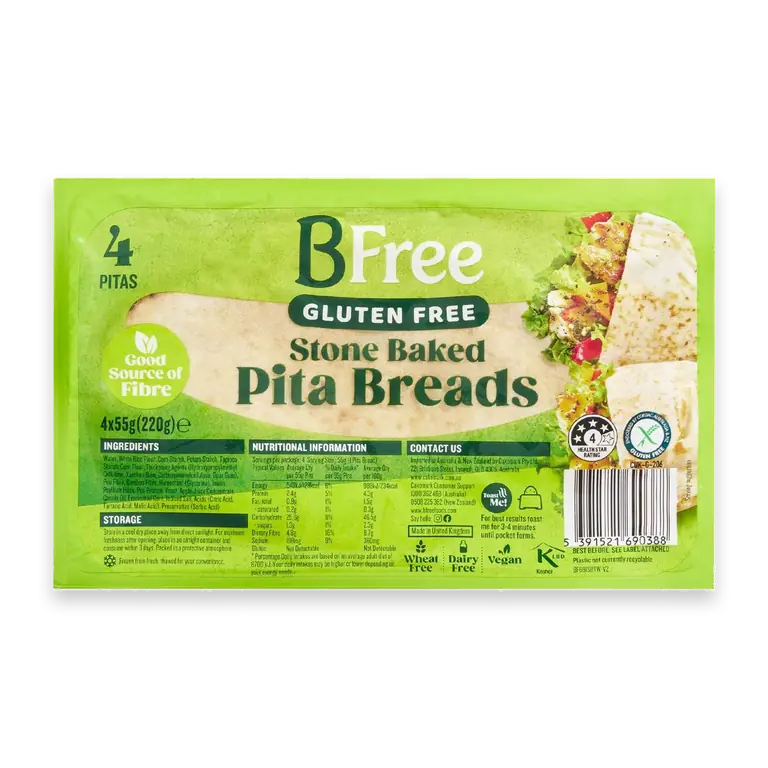 4 Stone Baked Pita Bread