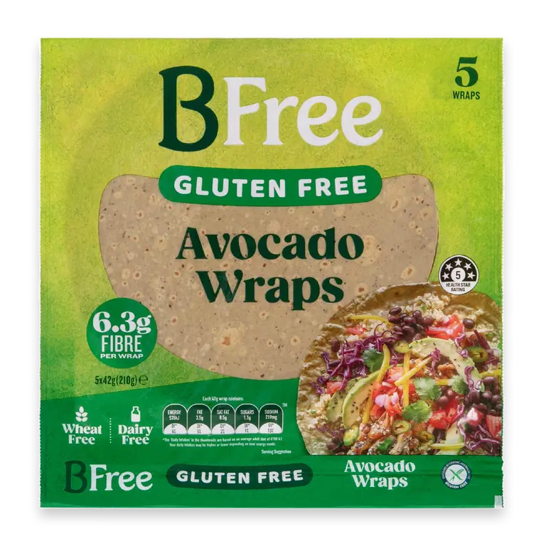 5 Avocado Wraps