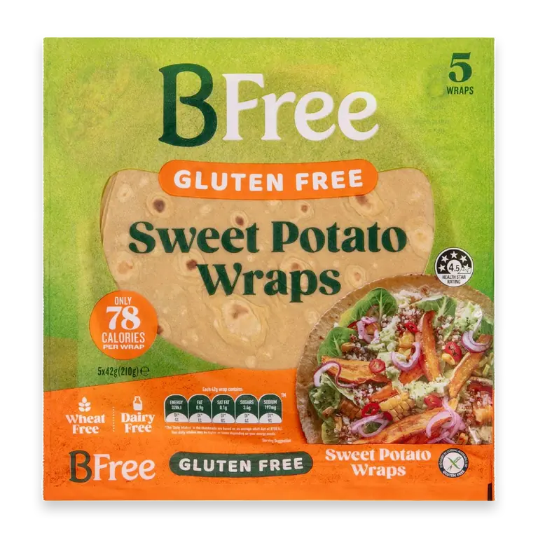 5 Wraps Sweet Potato