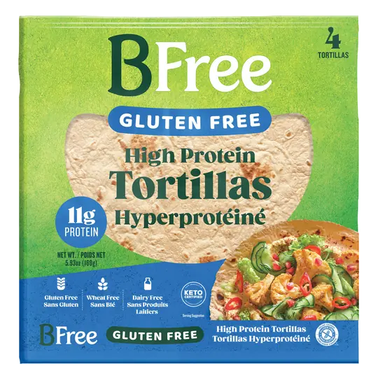 BFree Gluten-Free High Protein Wraps 168 g