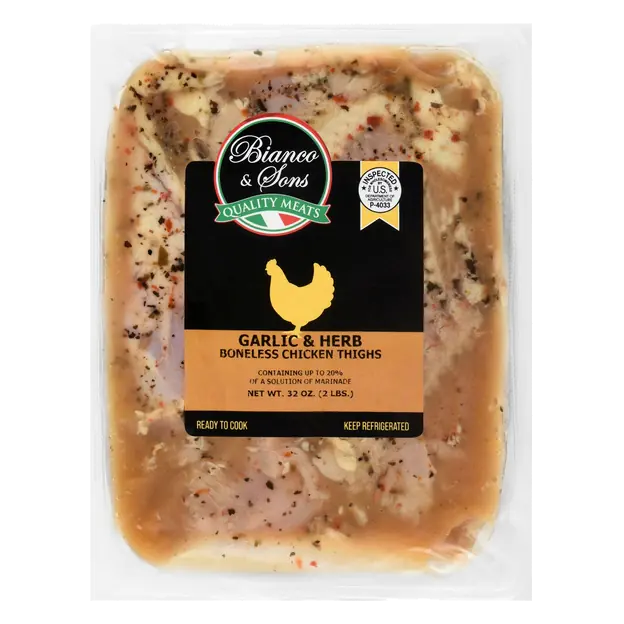 Garlic & Herb Boneless Chicken Thighs Fresh