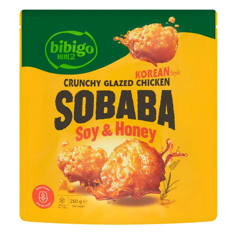 250g Korean Style Crunchy Glazed Chicken Sobaba Soy & Honey