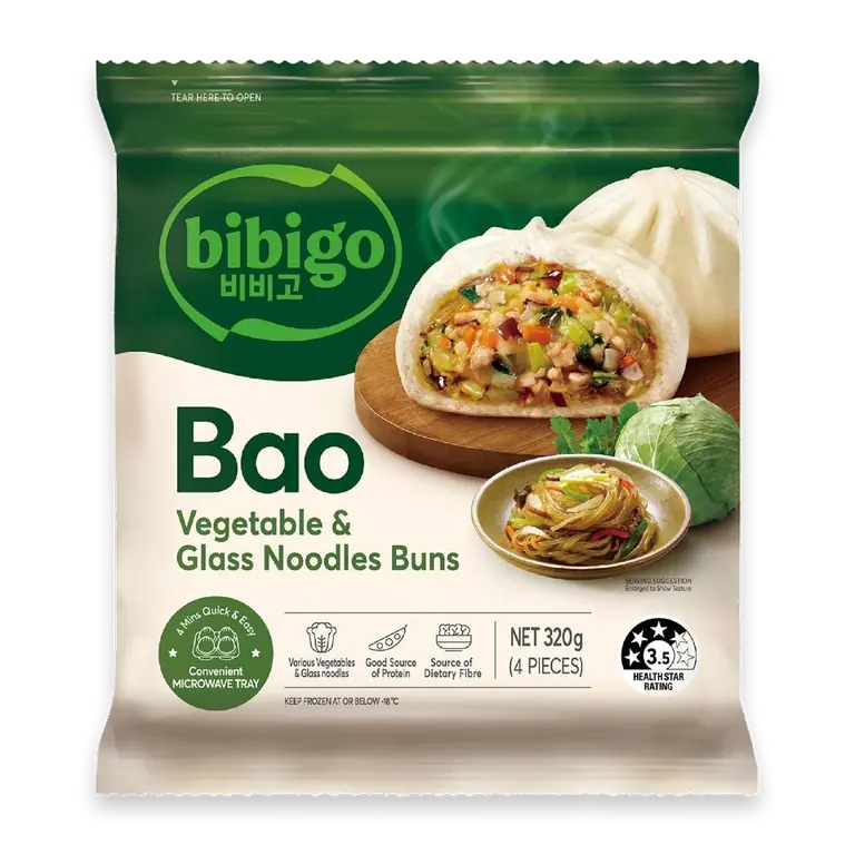 Bao Buns Vegetable & Glass Noodles