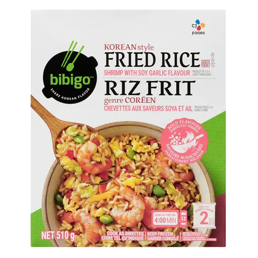 Frozen Fried Rice Korean Style Shrimp With Soy Garlic 510 g