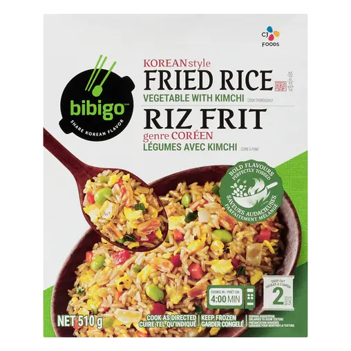 Frozen Korean Style Fried Rice Vegetable With Kimchi 510 g
