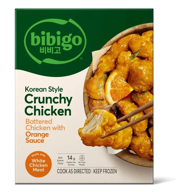 Korean Style Crunchy Battered Chicken with Orange Sauce