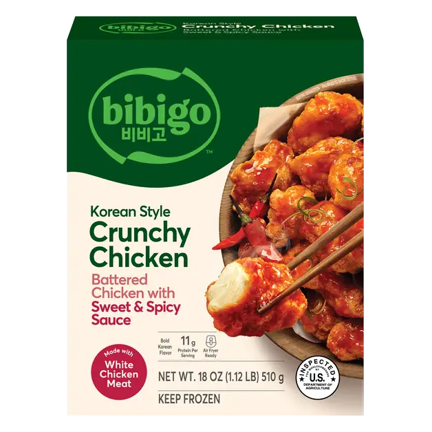 Korean Style Crunchy Chicken with Sweet & Spicy Sauce Frozen Meal