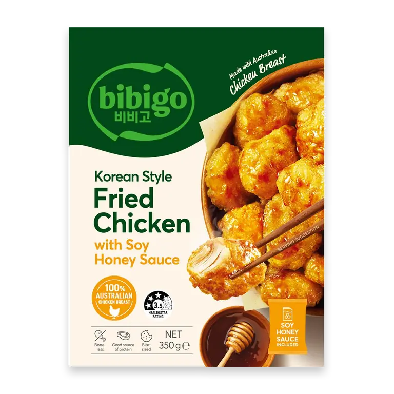 Korean Style Fried Chicken With Soy Honey Sauce