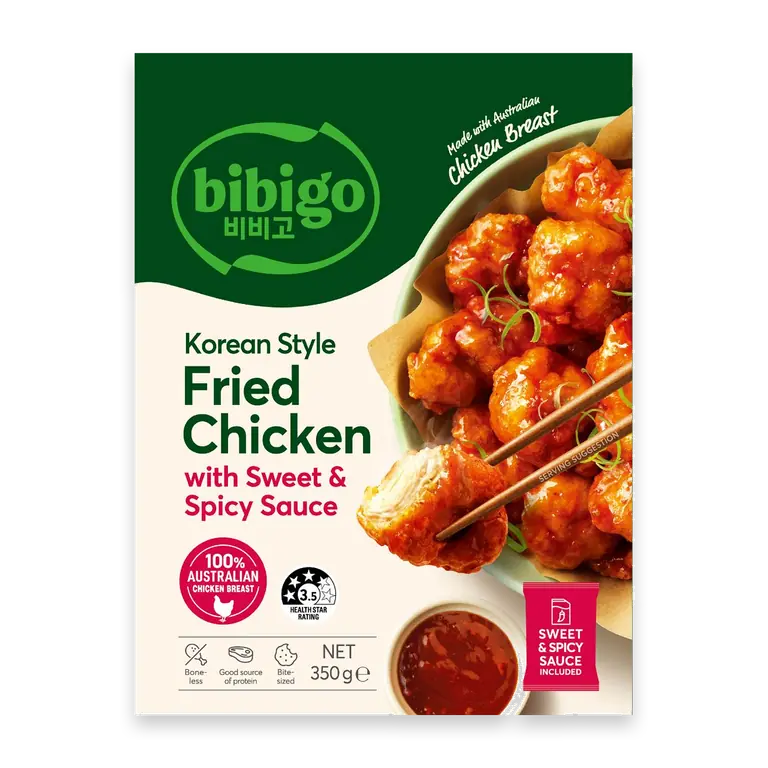 Korean Style Fried Chicken With Sweet & Spicy Sauce