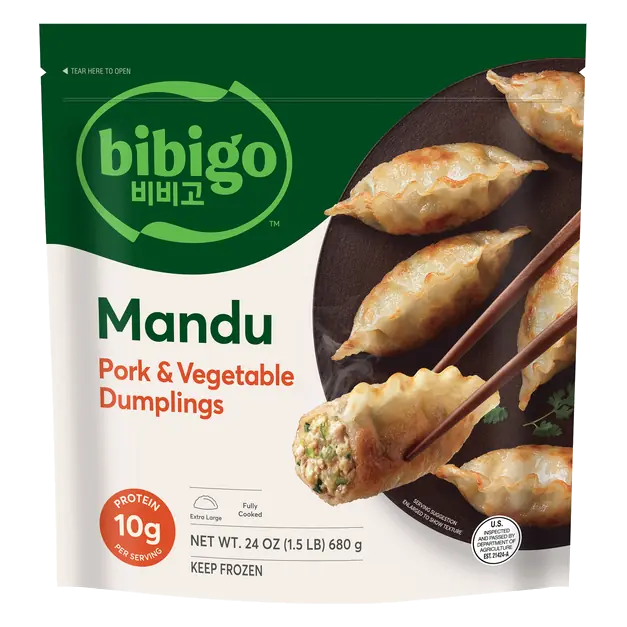 Mandu Pork & Vegetable Dumplings Frozen