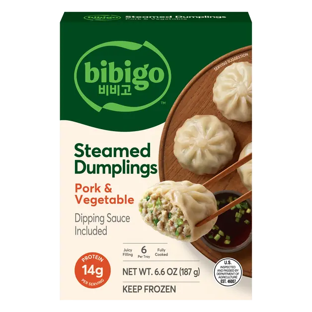 Pork & Vegetable Steamed Dumplings Frozen