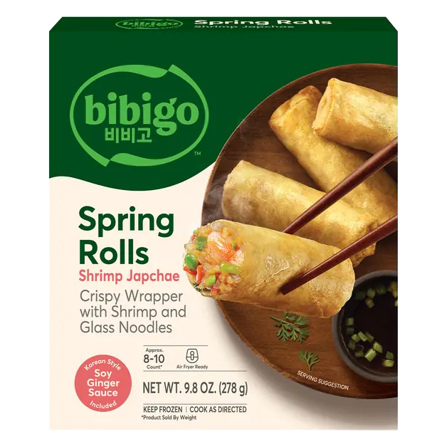 Shrimp Japchae Spring Rolls Frozen