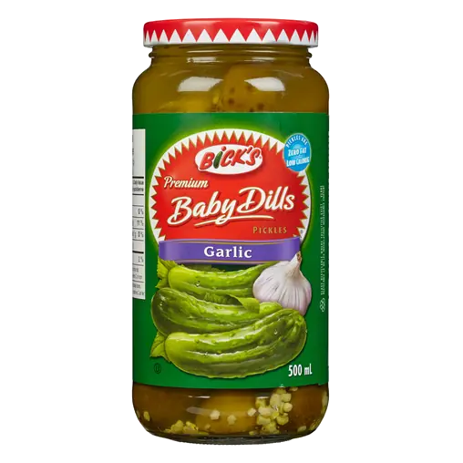 Baby Dill Pickles Garlic 500 ml