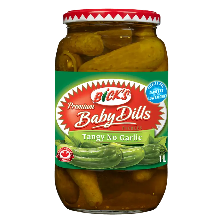 Pickles Baby Dill Tangy No Garlic 1 L