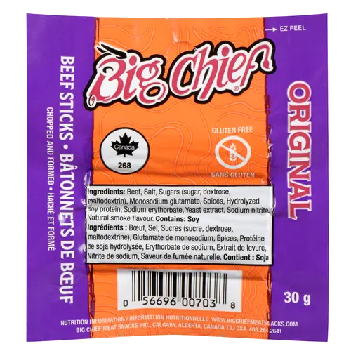 Gluten-Free Beef Stick Original 30 g