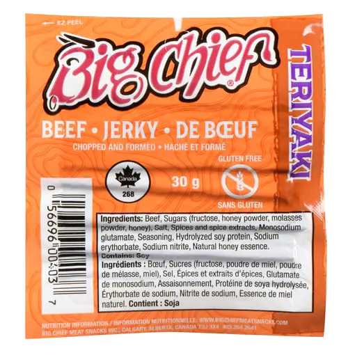 Teriyaki Pouch Beef Jerky 30 g