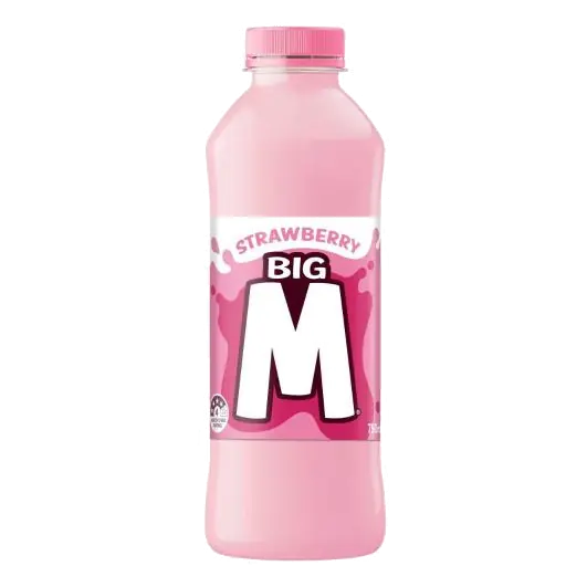 Strawberry Flavoured Milk Bottle