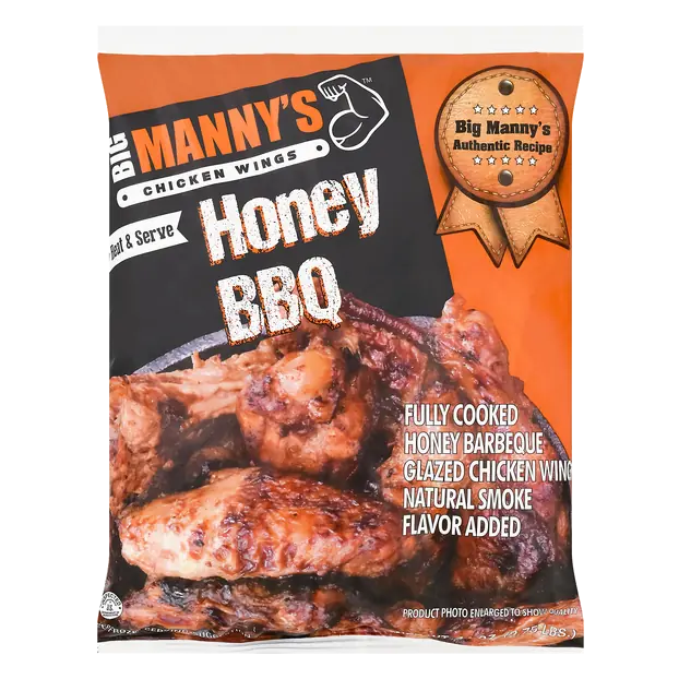 Honey BBQ Bone-In Chicken Wings Frozen