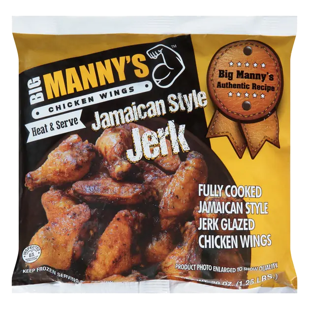 Jamaican Jerk Style Chicken Wings Frozen