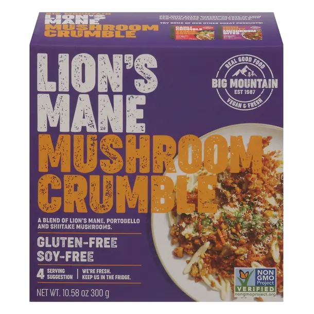 Lion's Mane Mushroom Crumble