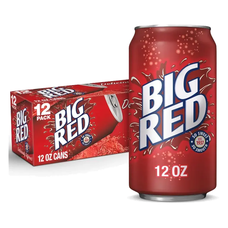 Big Red Soda, 12pk/12 fl oz Cans: Caffeinated