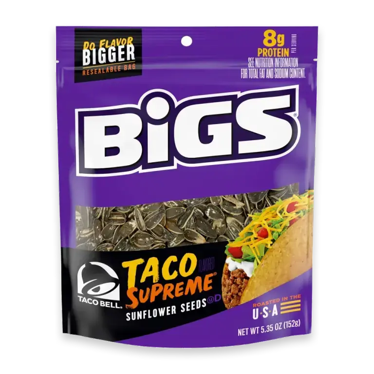 Sunflower Seeds, Taco Bell Taco Supreme Flavor
