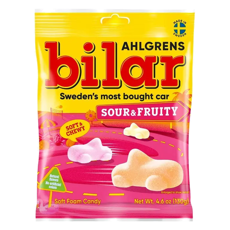 Bilar Sour Fruity Candy Bag, 4.6oz