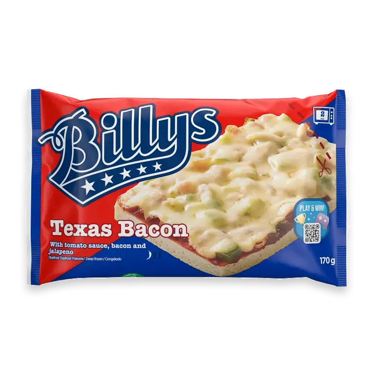 Pan pizza Texas bacon 170g
