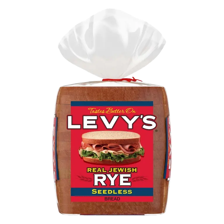 Levy Plain Rye bread, 16oz