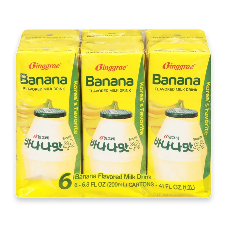 Banana Flavored Milk Drink