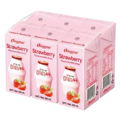 Milk Drinkstrawberry 6 Pack
