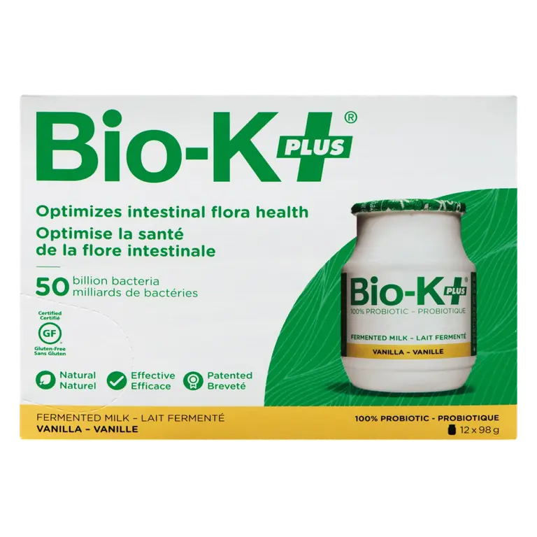 Gluten-Free Probiotic Fermented Milk Vanilla 12 x 98 g