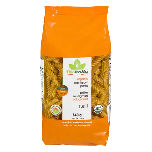 Gluten-Free Organic Multigrain Pasta Fusilli 340 g