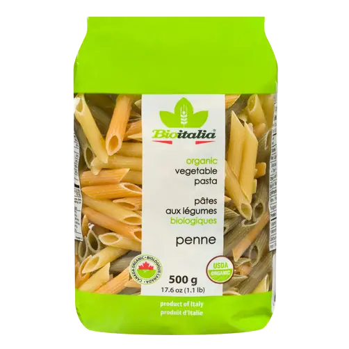 Organic Pasta Vegetable Penne 500 g